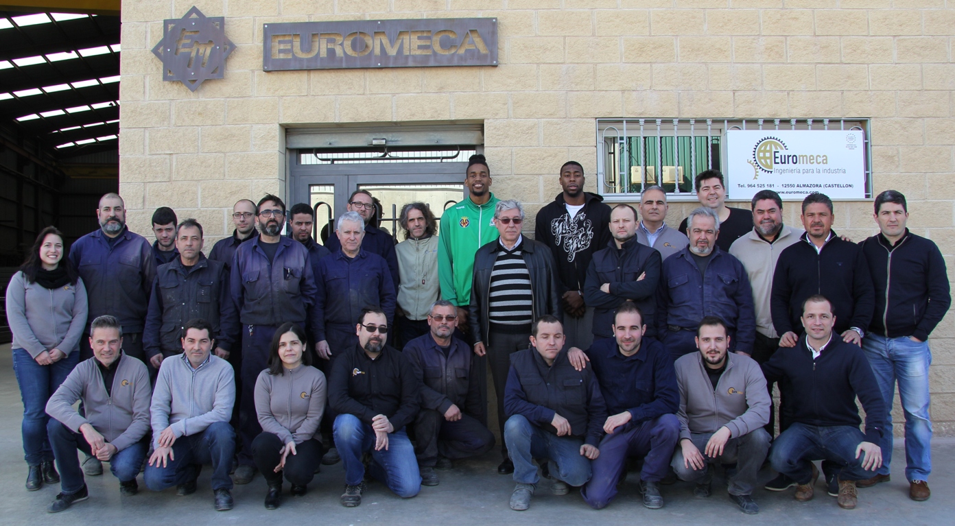 euromeca con el club Amics del bàsquet